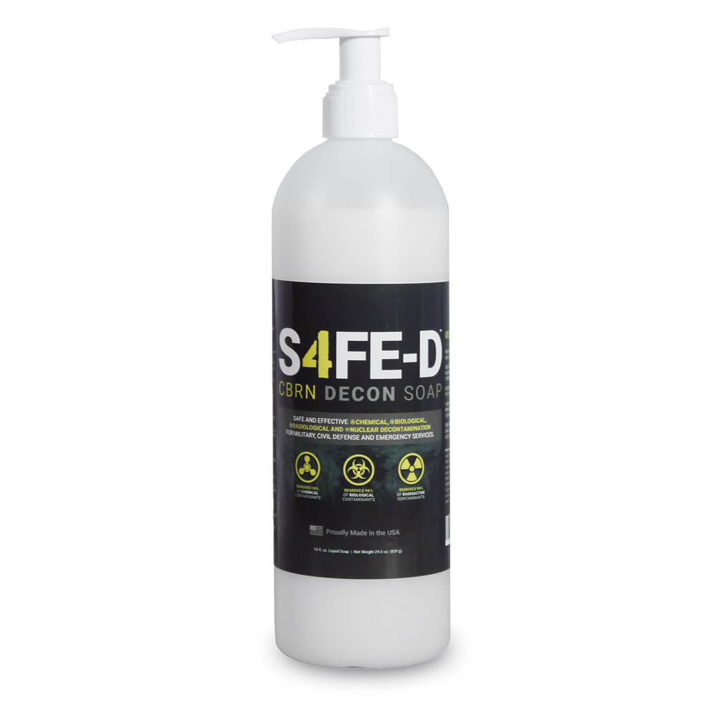 S4FE-D CBRN Decon Liquid Soap - 16 fl.oz. S4FE-D CBRN Decon S4FE-D CBRN Decon Liquid Soap - 16 fl.oz. S4FE-D CBRN Decon